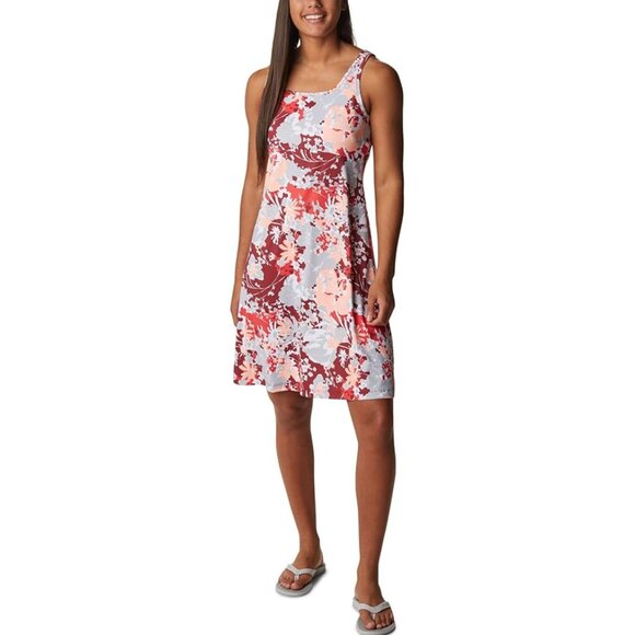 Columbia PFG Women's Floral Print Tennis Pickleball Freezer III Dress Size XXL - Picture 1 of 12